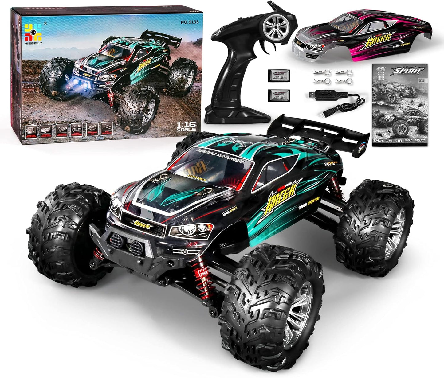 MIEBELY RC Cars All Terrain Remote Control Car - Toytwist