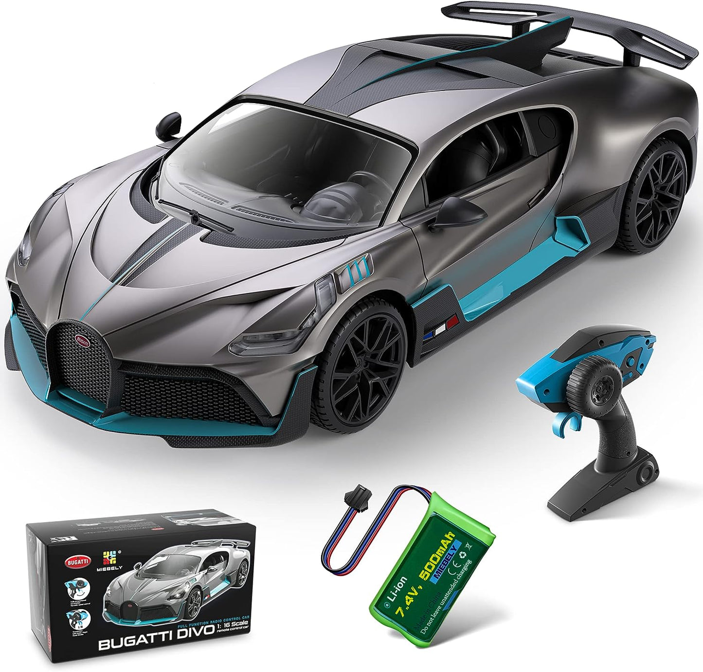 MIEBELY Bugatti Divo Remote Control Car - Toytwist