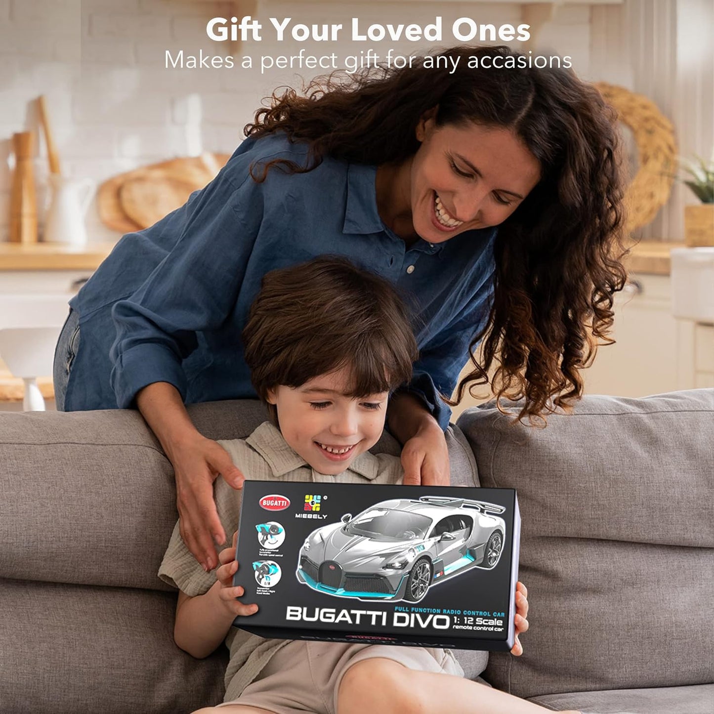 MIEBELY Bugatti Divo Remote Control Car - Toytwist