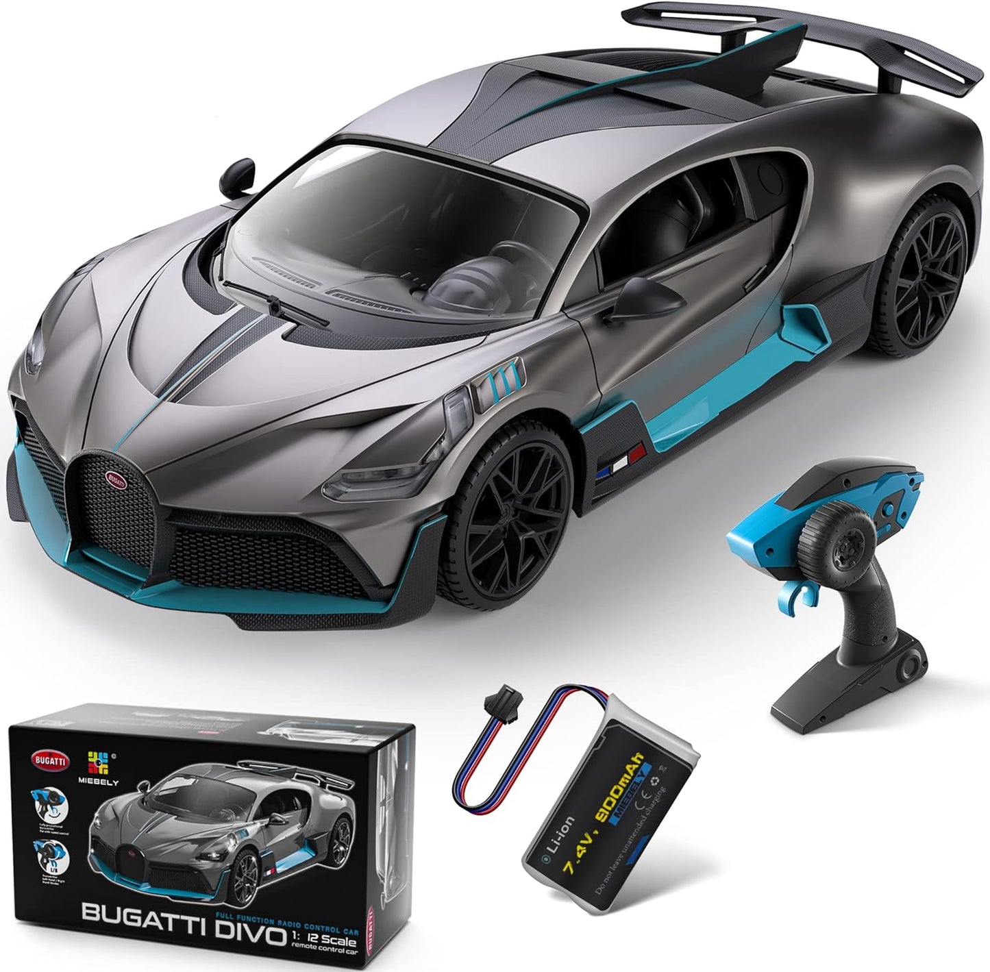MIEBELY Bugatti Divo Remote Control Car - Toytwist