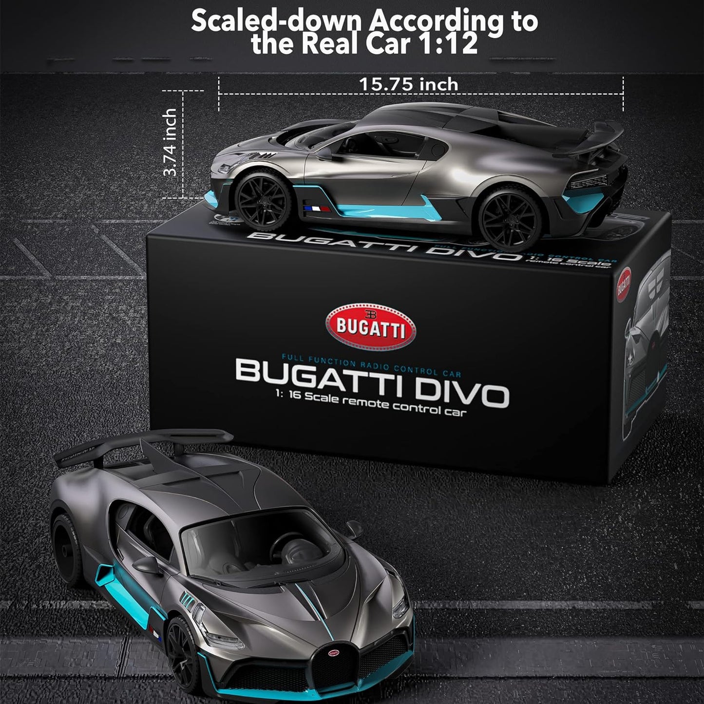 Bugatti Divo Remote Control Car - Toytwist