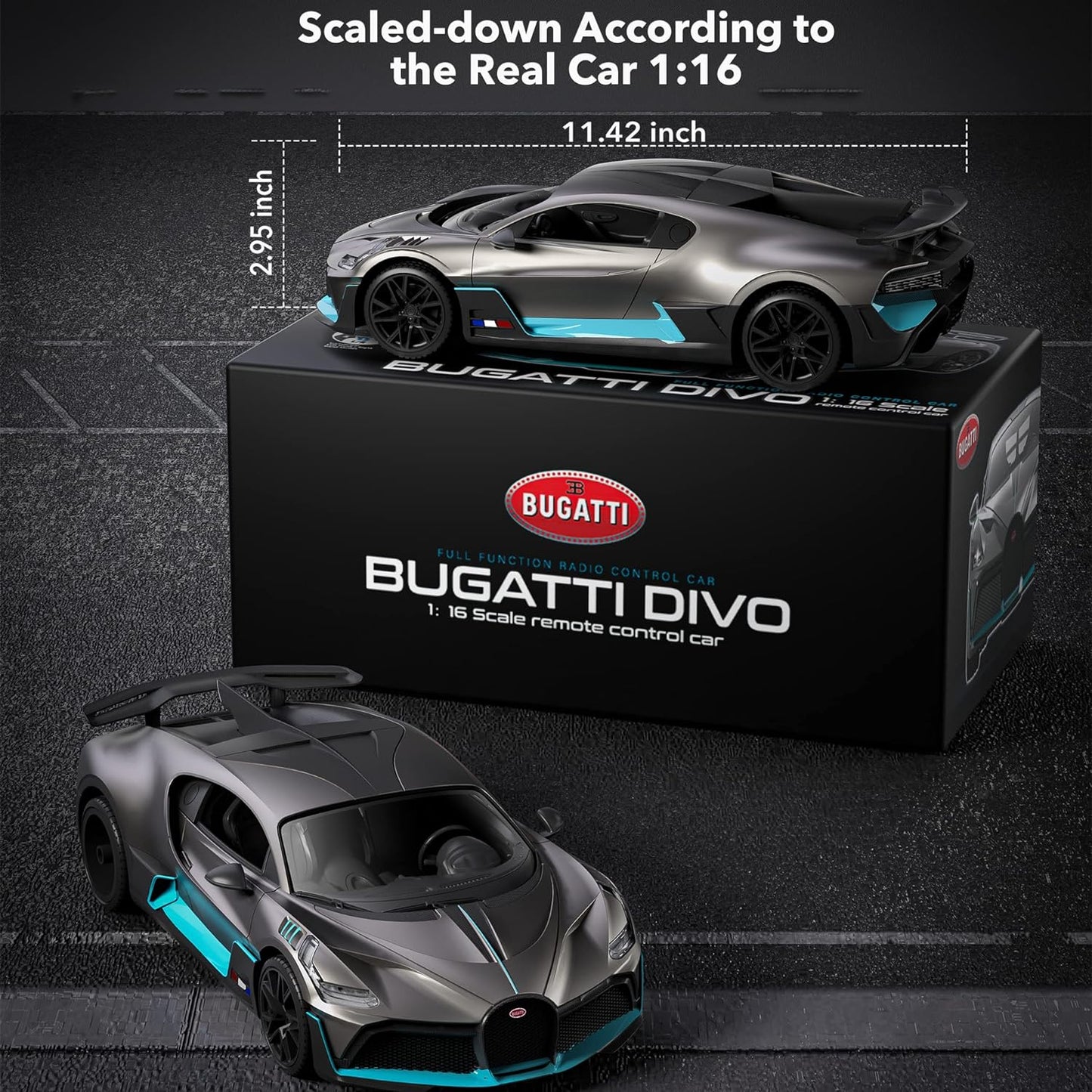 Bugatti Divo Remote Control Car - Toytwist