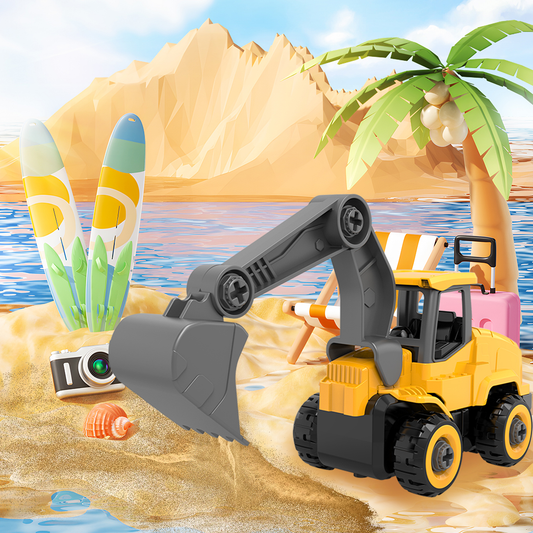 Discover Fun and Learning with the Yellow Tractor Loader Toy – Engage Your Little Explorer