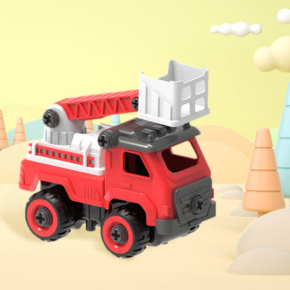 DOUBLE E RC Toys DIY Assembly Fire Truck - Toytwist