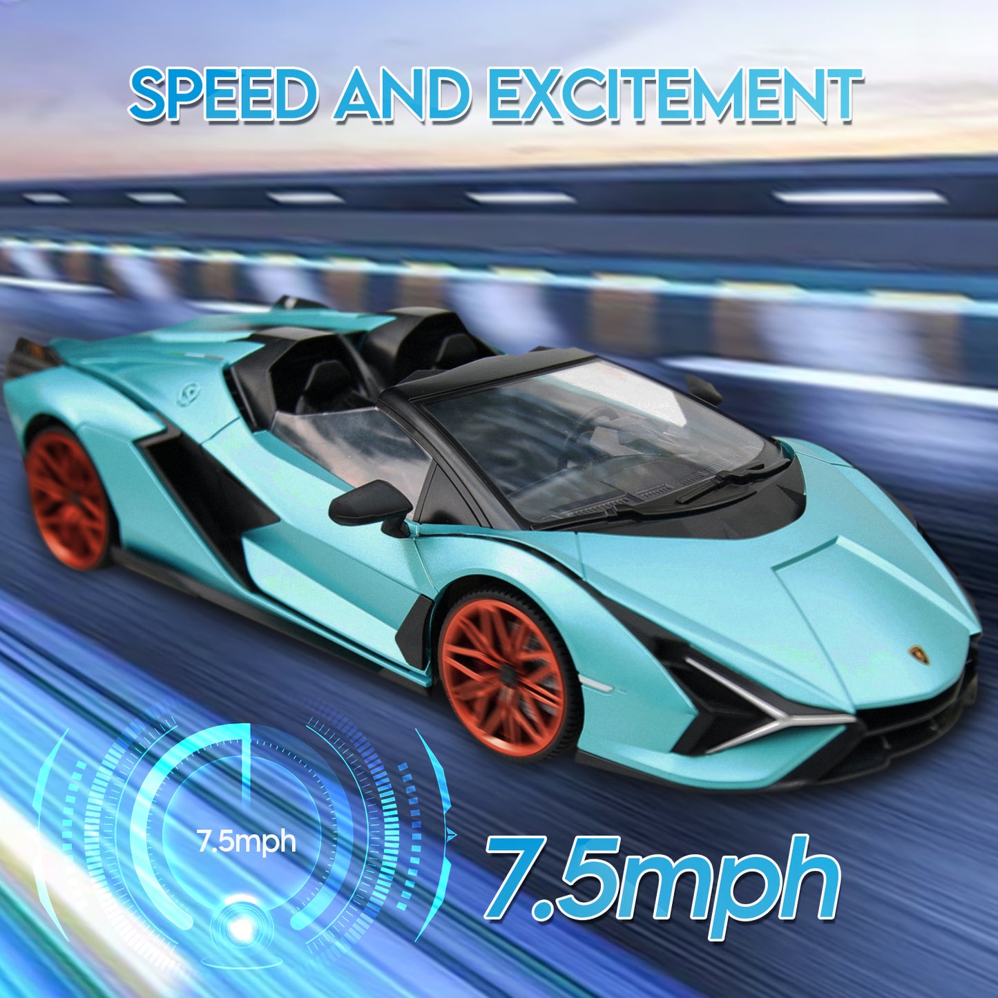 7.5mph speed rc car