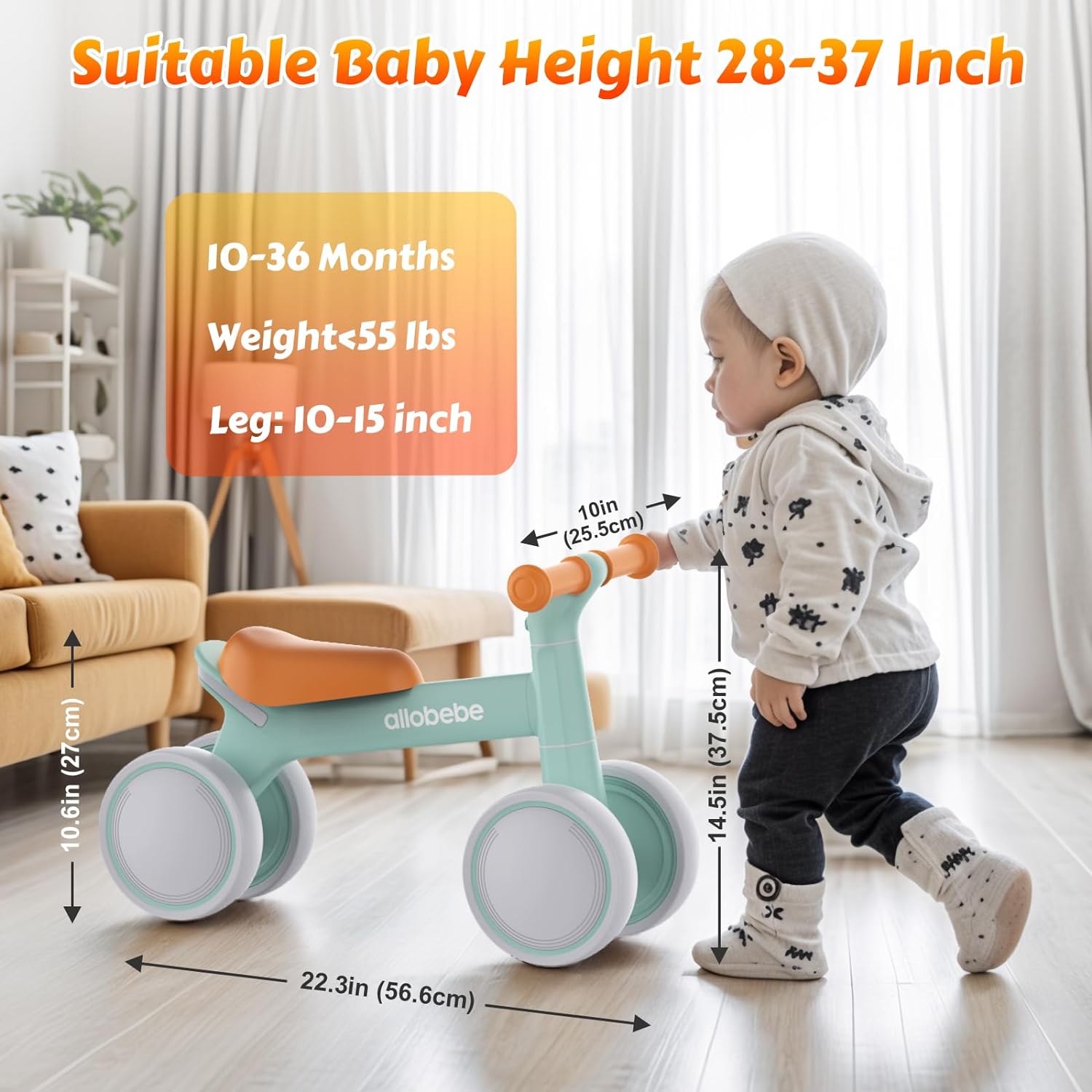 allobebe Baby Balance Bike 12-36 Months