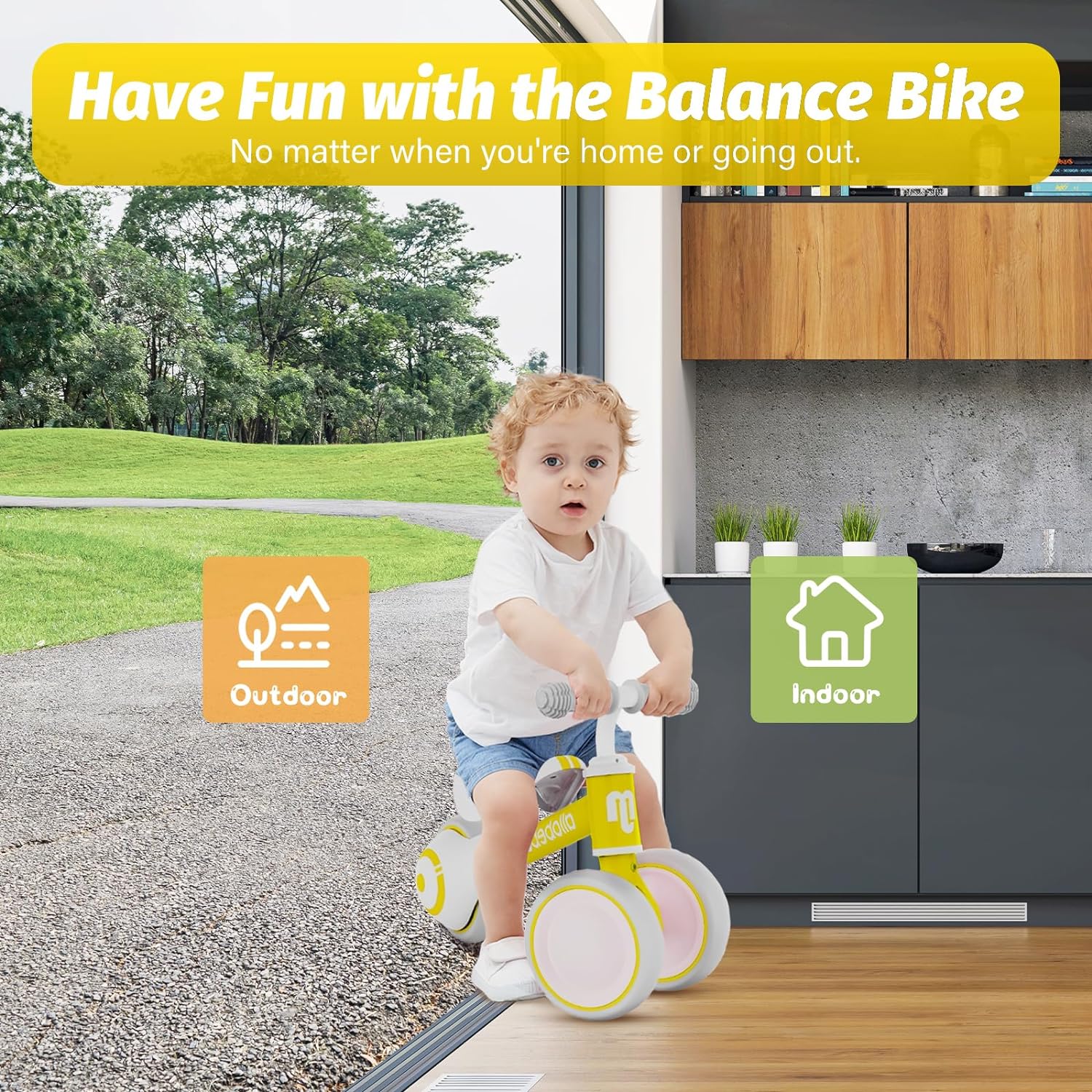 allobebe Baby Balance Bike  for 1 Year Old Baby