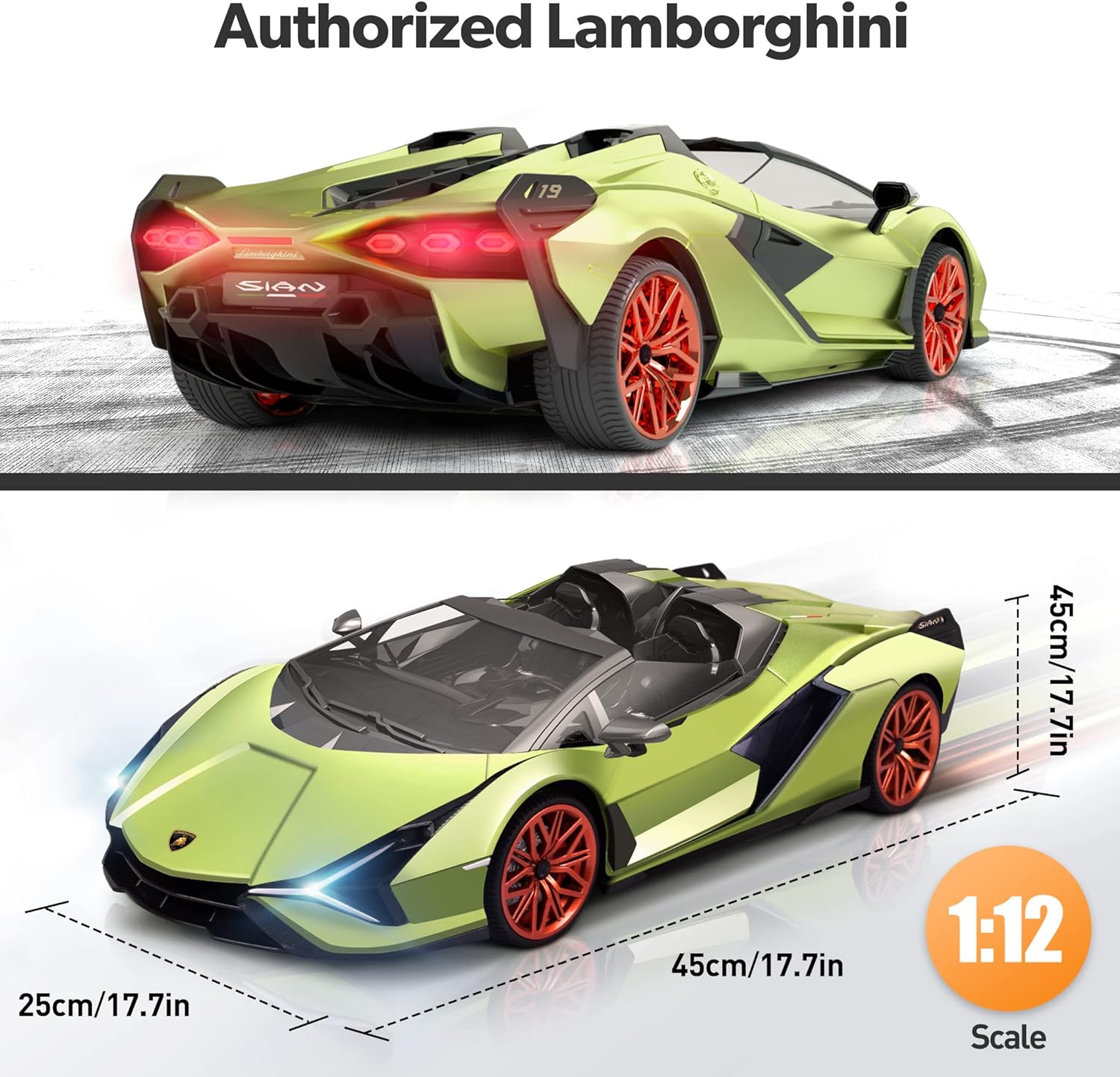 MIEBELY Lamborghini Remote Control Car - Toytwist