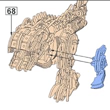 MIEBELY Wooden Puzzles Dinosaur Model Kits