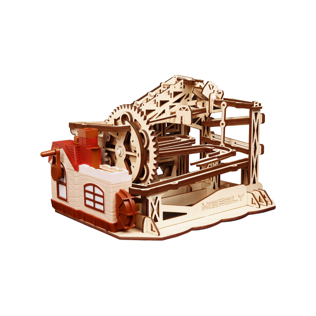 3D Wooden Puzzles DIY Marble Run Model - Toytwist