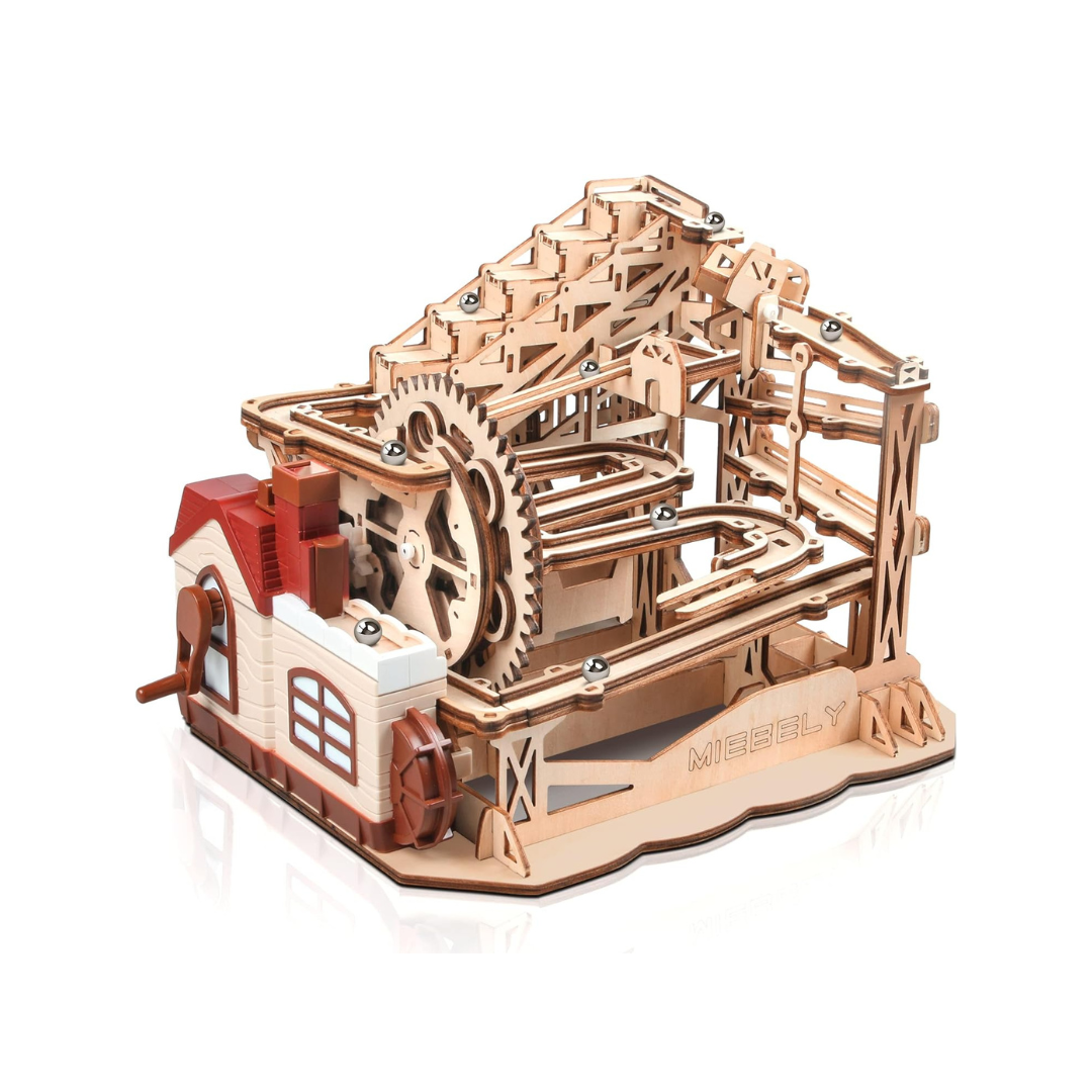 3D Wooden Puzzles DIY Marble Run Model - Toytwist